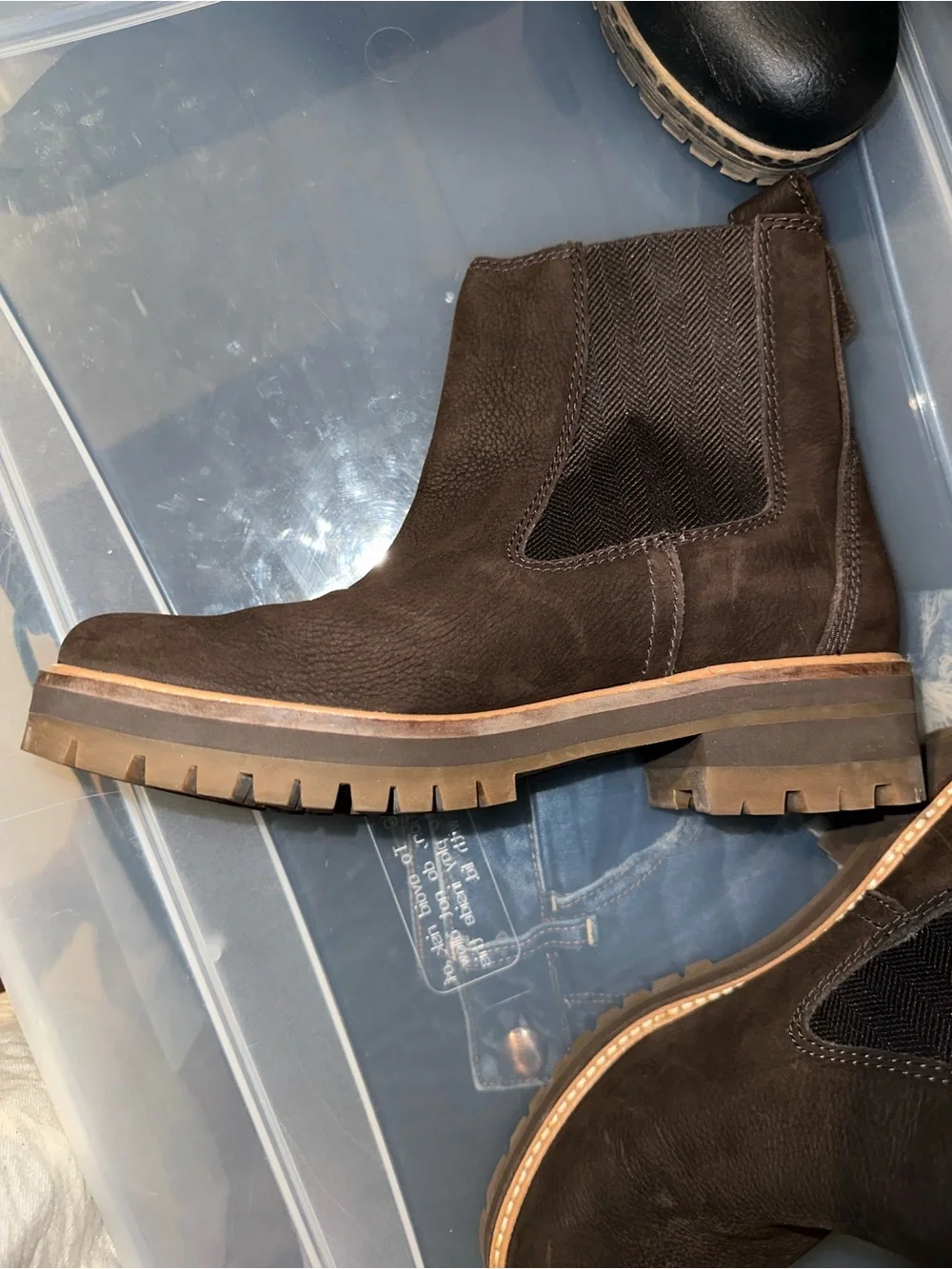 Timberland Women’s Chelsea Lug Boot - Dark Brown Nubuck